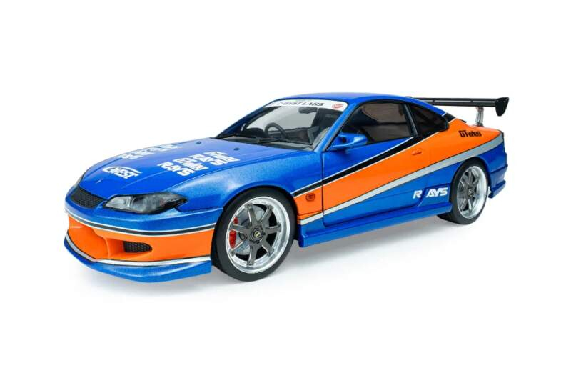 Model Rychle a&nbsp;Zběsile Nissan Silvia (S15) Spec-S TOKYO DRIFT – MONA LISA – 2006 1:18 - Modely aut a&nbsp;motorek