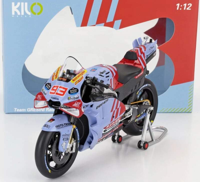 Modely aut a&nbsp;motorek model 1/12 MotoGP - Ducati GP23 Marc Marquez
