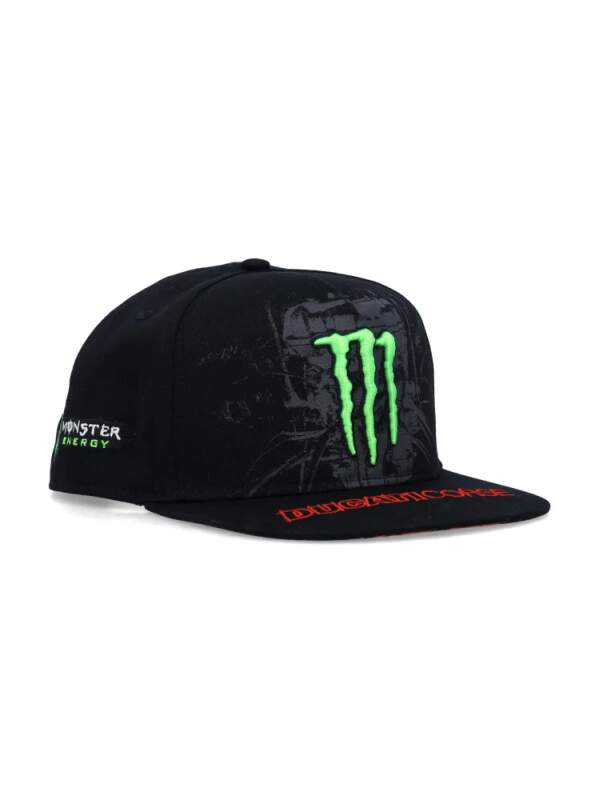 Fanouškovská kšiltovka Ducati Corse - Monster Energy s&nbsp;rovným kšiltem - Moto GP Ducati Corse Kšiltovky, čepice, rukavice Ducati