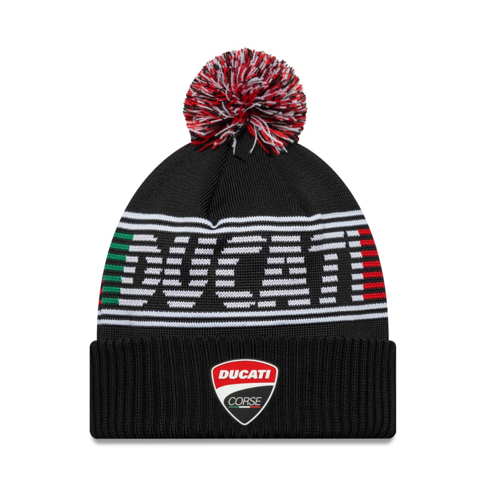 Ducati zimní čepice Logo Knit medium cuff - Moto GP Ducati Corse Kšiltovky, čepice, rukavice Ducati