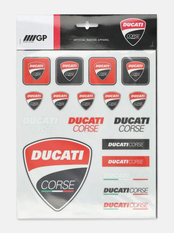 Ducati Corse velké samolepky A4 official 2026