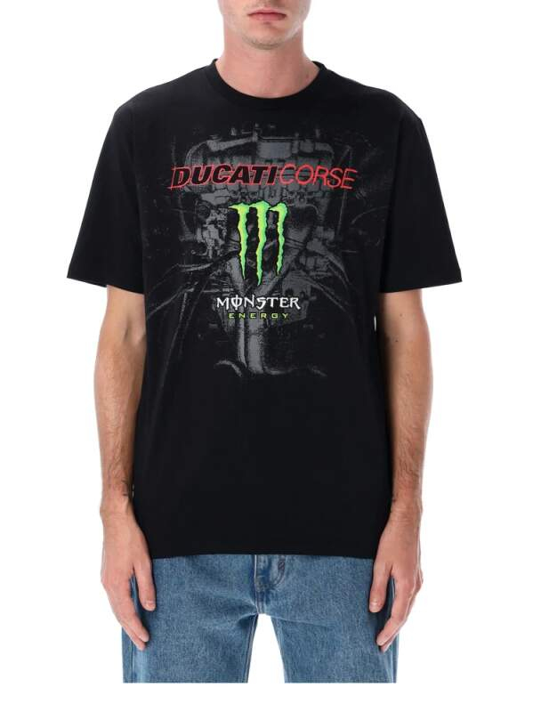 Ducati Corse pánské tričko Monster Energy black 2026