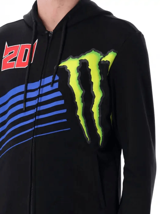 Fabio Quartararo pánská mikina MotoGP Monster Energy Black - M 2026