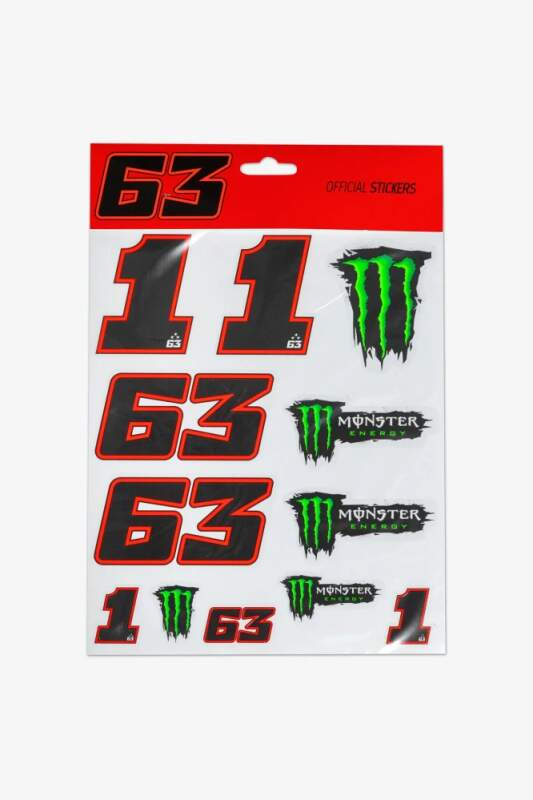 Francesco Bagnaia samolepky Monster Energy 2026