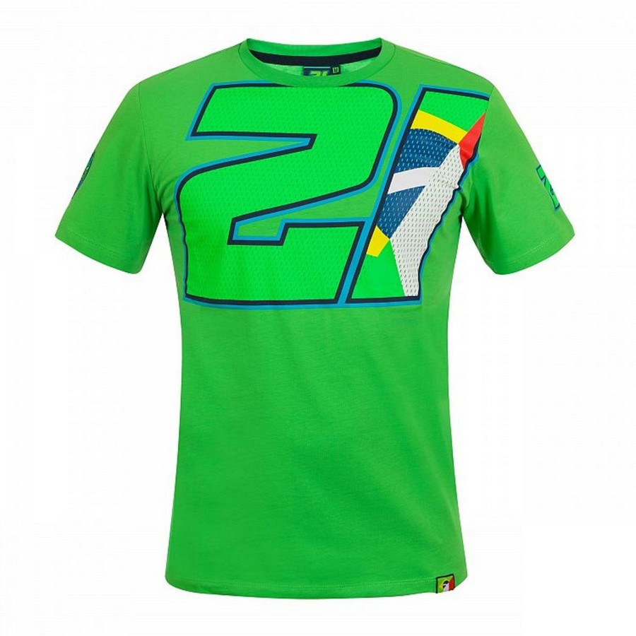 Franco Morbideli pánské tričko green numero 21 - XL - Moto GP Franco Morbideli Trička, polo trička, košile
