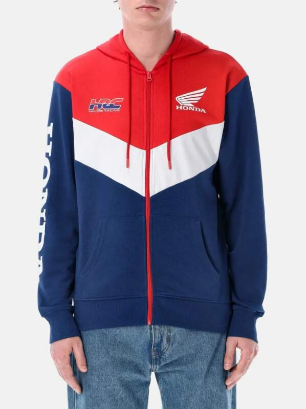 HRC Honda pánská mikina s&nbsp;kapucí XL 2026 - Moto GP HRC Honda Mikiny, Bundy