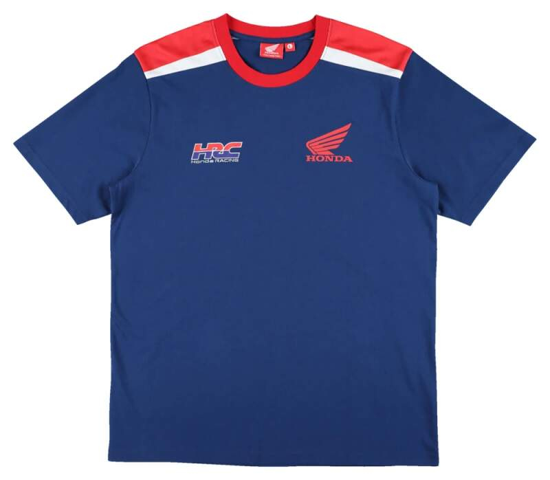 HRC Honda pánské tričko with a&nbsp;dark blue logo - L 2026 - Moto GP HRC Honda Trička, polo trička, košile