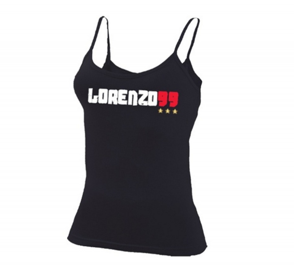 Jorge Lorenzo dámské tílko black 99 - L - Moto GP Jorge Lorenzo Dámské oblečení