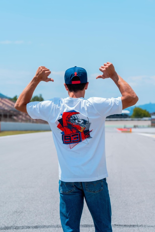 Marc Marquez 93 - Red Bull fanouškovské tričko bílé - XXL - Moto GP Marc Marquez Trička, polo trička, košile