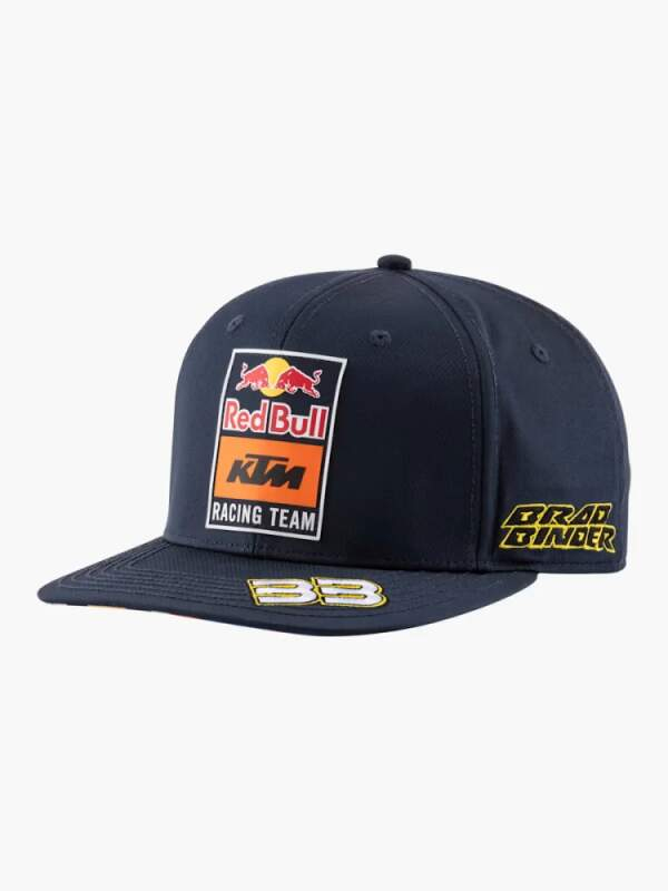 Red Bull KTM čepice flat kšiltovka Brad Binde navy 2025 - Moto GP Red Bull KTM Kšiltovky, čepice, rukavice
