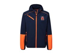 Red Bull KTM pánská bunda s kapucí Softshell Grid navy
