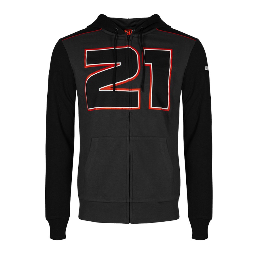 Troy Bayliss pánská mikina s kapucí 21 greyblack - XXL