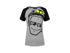 Valentino Rossi dámské tričko VR46 classic grey head - XS
