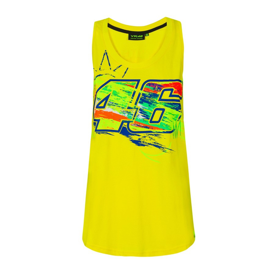 Valentino Rossi dámské tílko VR46 - Classic yellow (colors of the sun) 2020 - L