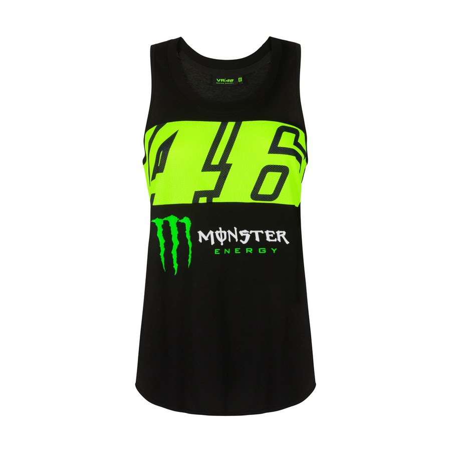 Valentino Rossi dámské tílko VR46 - Monster Dual (yellow stripe) 2020 - L - Moto GP Valentino Rossi Dámské oblečení
