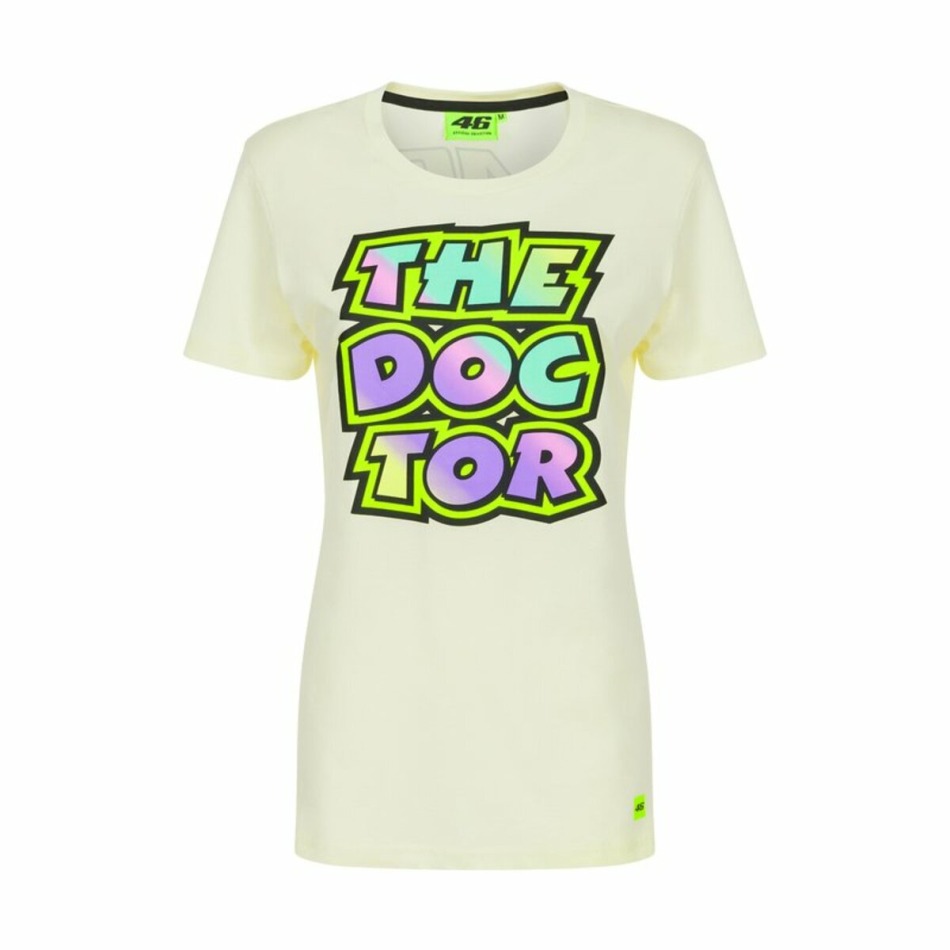 Valentino Rossi dámské tričko VR46  -  The Doctor white 2022 - L
