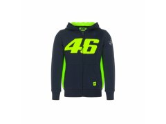 Valentino Rossi dětská mikina s kapucí VR46 - Classic black 2022 - 1/3