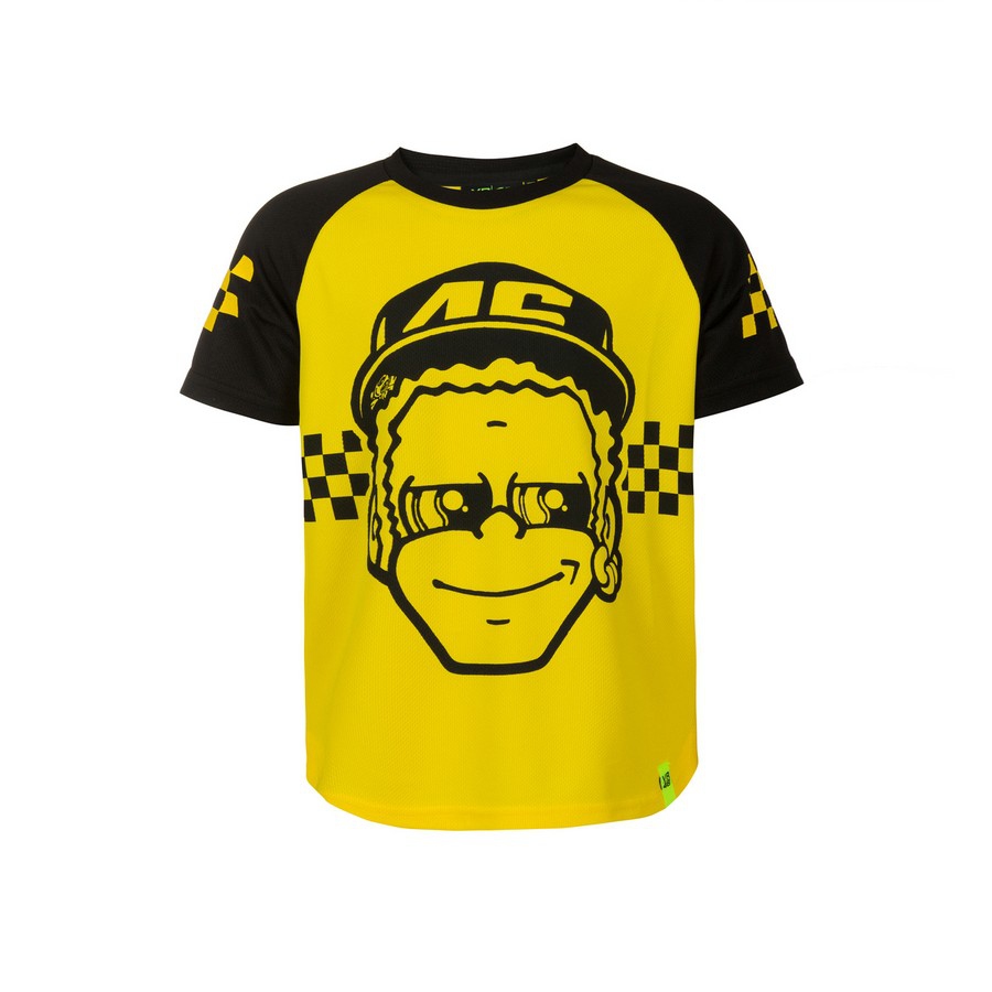 Valentino Rossi dětské tričko VR46 - Classic (face) 2020 - 6/7 - Moto GP Valentino Rossi Dětské oblečení