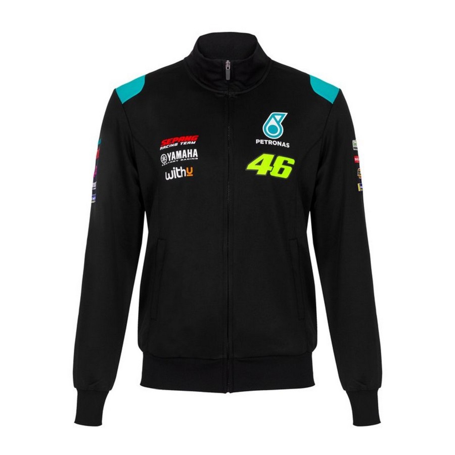Valentino Rossi pánská mikina s&nbsp;kapucí Replika Team Petronas 2021 - M - Moto GP Valentino Rossi Mikiny, bundy