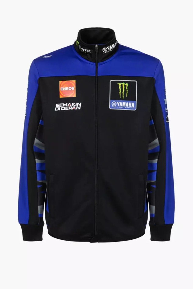 Valentino Rossi pánská mikina replica monster energy yamaha 2023 - M - Moto GP Valentino Rossi Mikiny, bundy