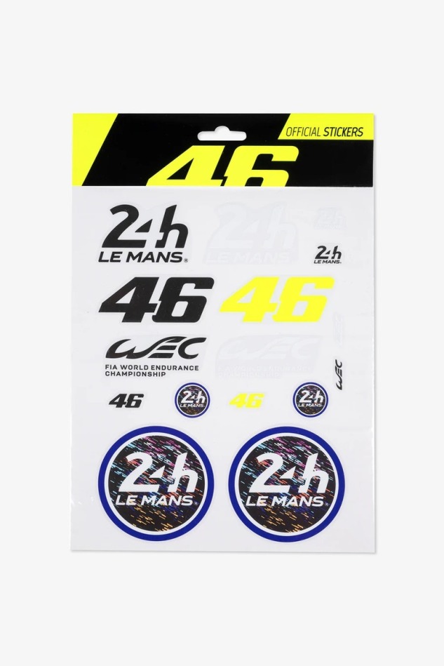 Valentino Rossi velké samolepky Le Mans 24 Heures - Moto GP Valentino Rossi Školní a&nbsp;kancelářské potřeby