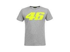 Valentino Rossi pánské tričko grey VR46 yellow Core - XS