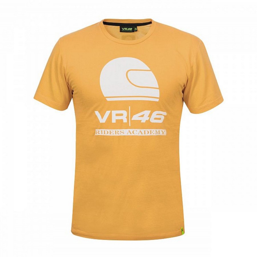 Valentino Rossi pánské tričko orange Riders Academy Helmet - XS - Moto GP Valentino Rossi Trička, polo trička, košile