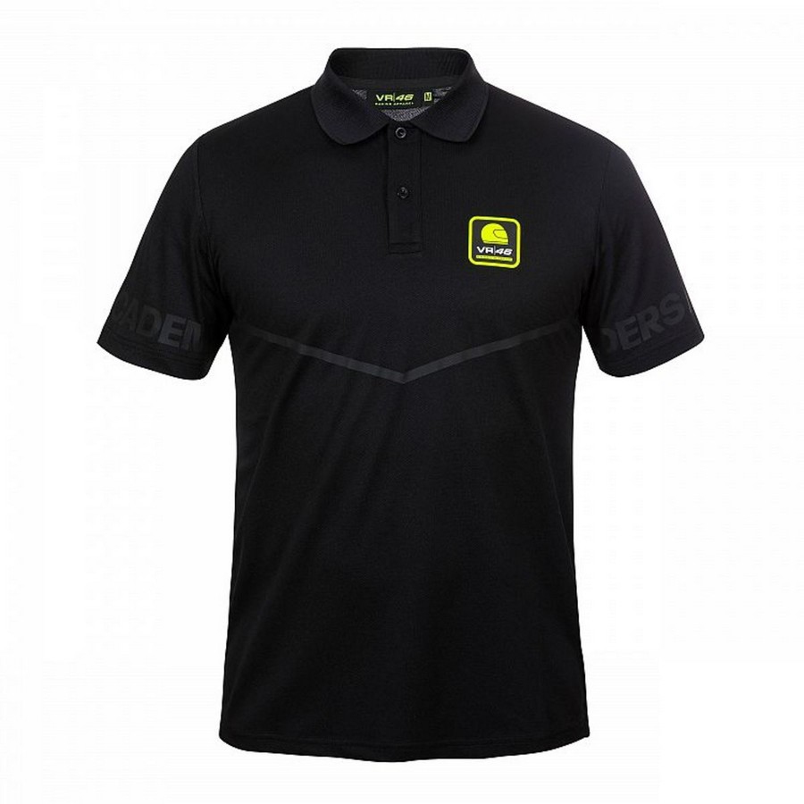 Valentino Rossi pánské polo tričko black helmet Riders Academy - M