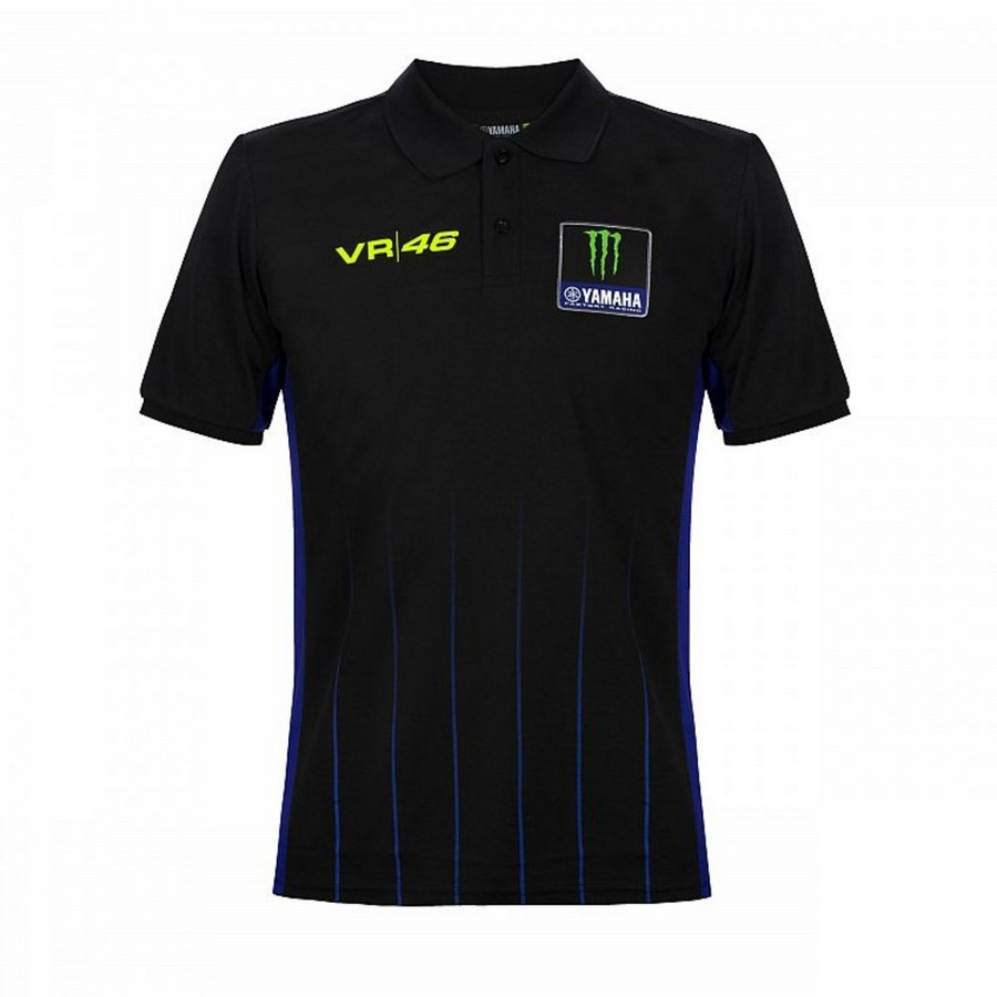 Valentino Rossi pánské polo tričko VR46 - Yamaha black 2019 - L