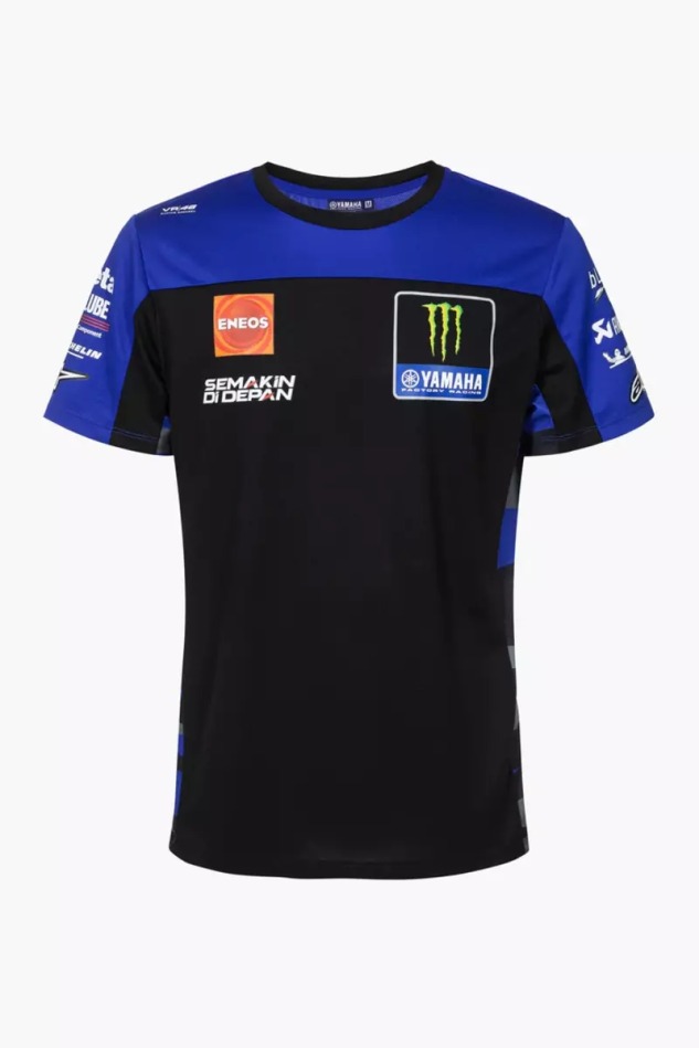 Valentino Rossi pánské tričko replica monster energy yamaha 2023 - M