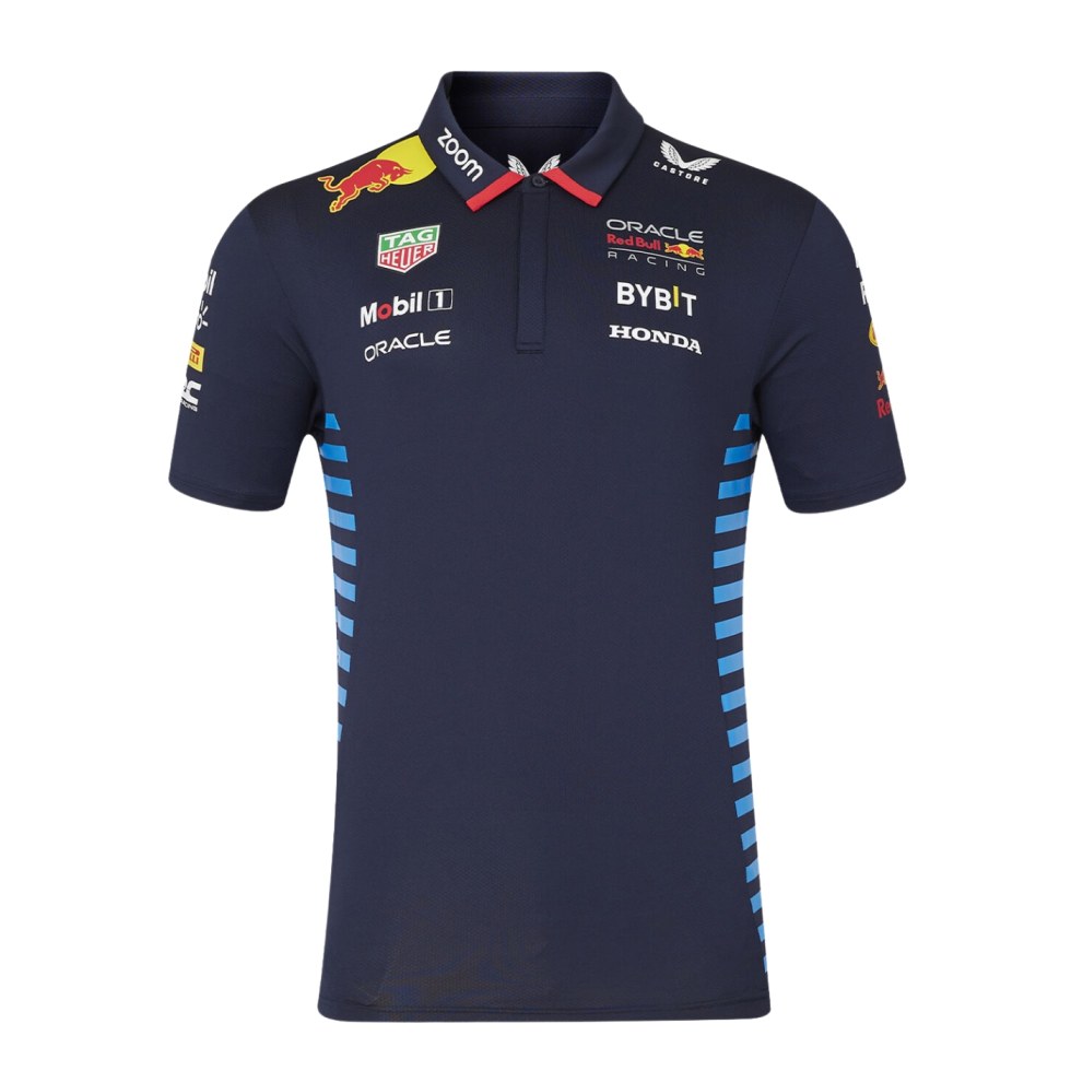 Red Bull Racing F1 2024 týmové polo tričko - Muži Polokošile a košile