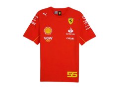 Ferrari pánské týmové tričko Carlos Sainz 2024