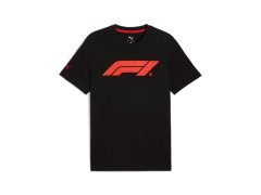 Formula 1 F1 pánské tričko ESS Logo - Puma černé