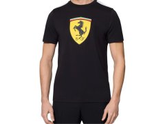 Ferrari F1 2025 pánské tričko s velkým logem černé 4