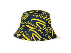 Ayrton Senna oboustranný klobouk modrý 2