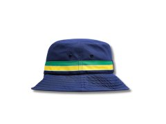 Ayrton Senna klobouk Stripe Bucket modrá 2