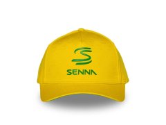 Ayrton Senna Depossed Curved kšiltovka žlutá 2