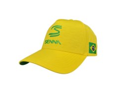 Ayrton Senna Depossed Curved kšiltovka žlutá 3
