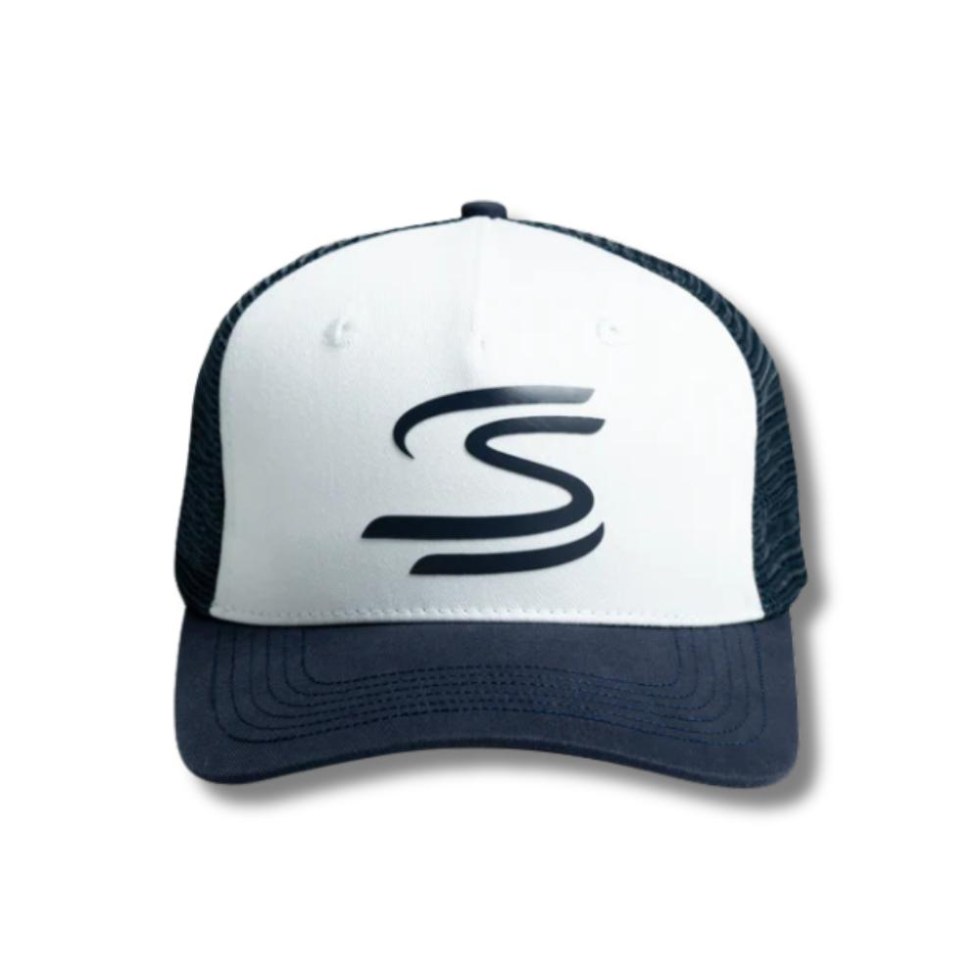 Ayrton Senna kšiltovka Trucker modrá