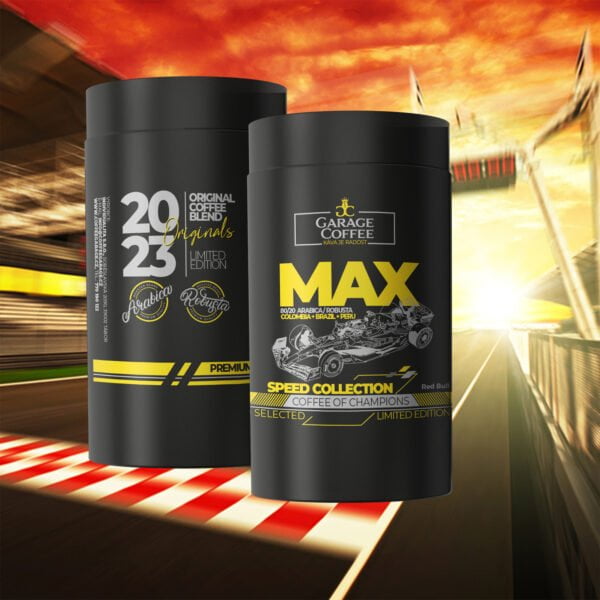 Max Verstappen káva - Piloti F1 Max Verstappen