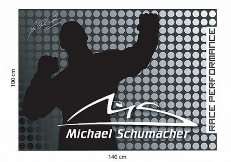 Michael Schumacher vlajka - Piloti F1 Michael Schumacher Vlajky