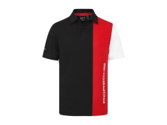 Porsche Motorsport pánské polo tričko Stripe black/red/white F1 Team 2024 7581050