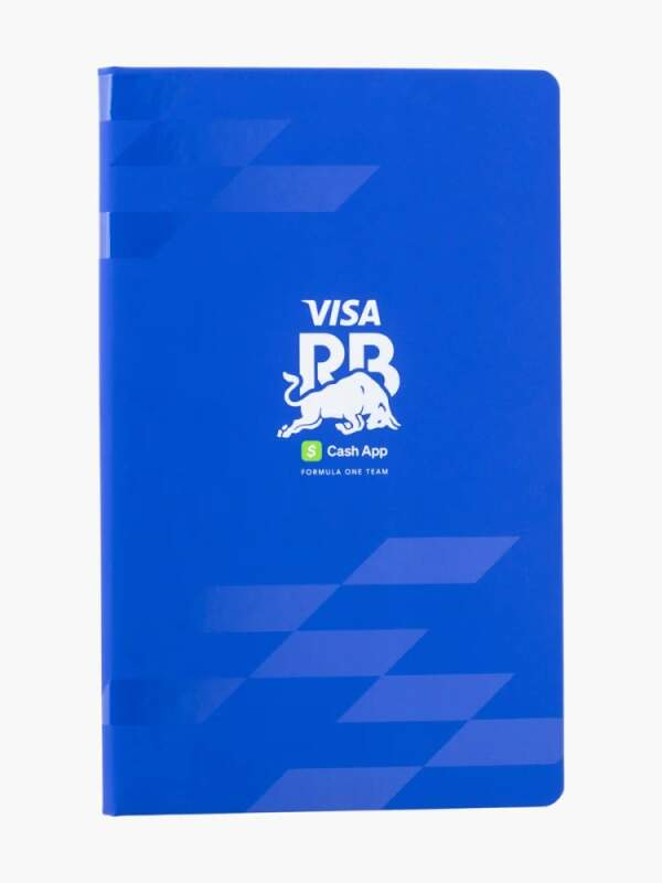 Visa Cash App RB poznámkový bloček Logo blue F1 Team 2025 - Racing Bulls školní a&nbsp;kancelářské potřeby
