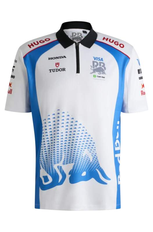 Visa Cash App RB pánské polo tričko official Teamline Replica F1 Team 2025