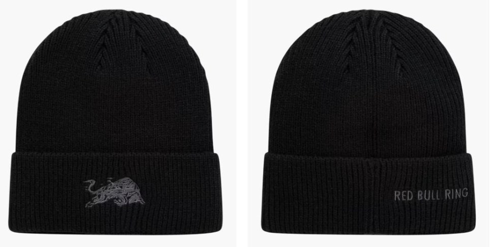 Red Bull Ring unisex zimní čepice Paddock černá