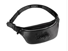 Red Bull Ring kožená Cross Body Bag/ledvinka Paddock černá