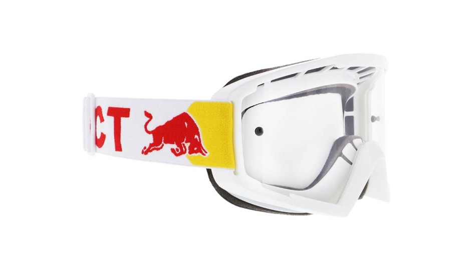 Red Bull Racing motokrosové brýle WHIP, white with clear glass