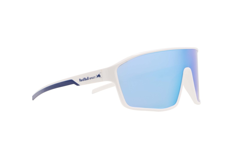 Red Bull Racing sluneční brýle DAFT, white with blue glass - Red Bull brýle SPECT