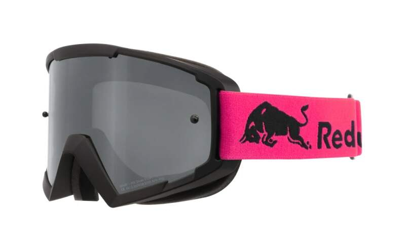 Red Bull Spect motokrosové brýle WHIP černé se stříbrným sklem - Red Bull brýle SPECT
