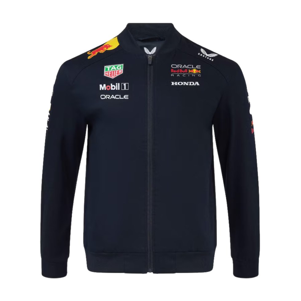 Red Bull Racing F 2025 týmová unisex Bomber bunda Red Bull Racing F 2025 týmová unisex Bomber bunda - Red Bull Bundy